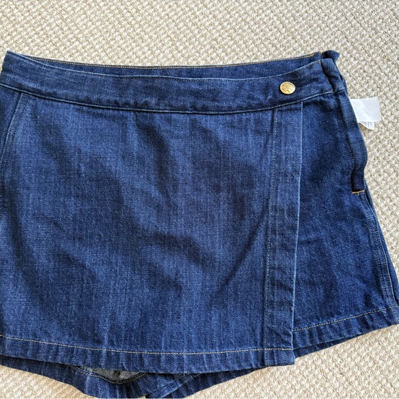 J.Crew Denim Skort NEW - Picture 2 of 3